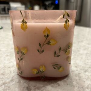 “New” Floral Pink 12.35 oz Candle